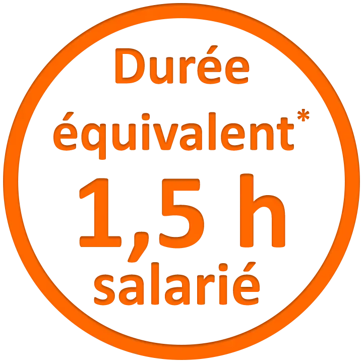 Equivalent1,5h-salarie